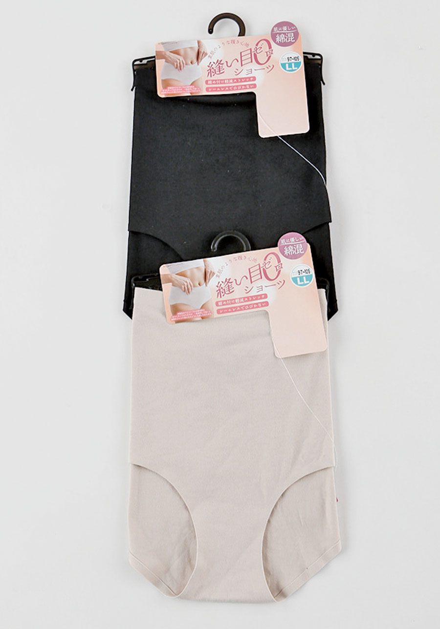婦人　綿混無縫製　ショーツ　60枚入　2種 1003558161・1003558151