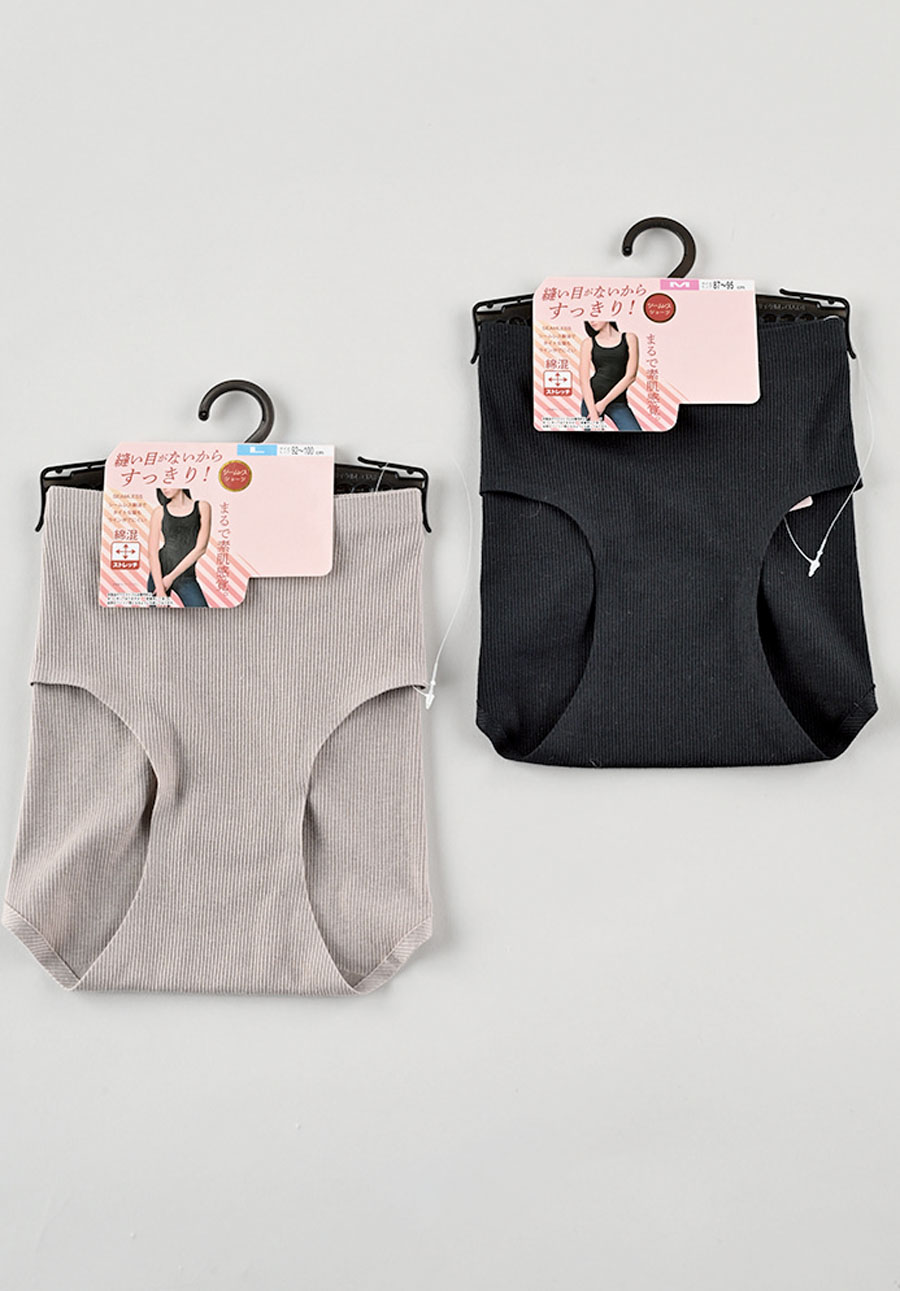 綿混　リブシームレスショーツ　60枚入  1003428301