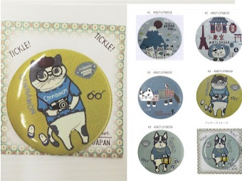 【クスグル】缶バッチ　7.5ｃｍ　36個入り 1003198311