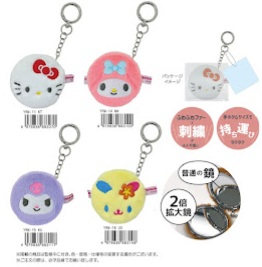 サンリオ/リラックマ　コンパクトダブルミラーキーチェーン　40個入 1003896421・1003910701