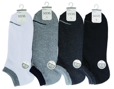 紳士　アンクルレットソックス　大寸　120足入  4524039202298