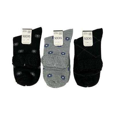 婦人　カジュアルソックス柄C　抗菌防臭　120足入  4524039213812