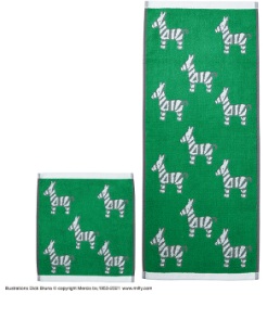 2月12日（木）までSale★ディック・ブルーナ 　ブルーナシマウマ/ブルーナスナッフィー　 ウォッシュ/フェイスタオル　10枚入 5805025400・5805025500/5805024800・5805024900