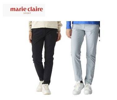 【marie claire】マリクレール　レディース　 美脚シルエット ロングパンツ　全2色アソート　12枚入り 735351