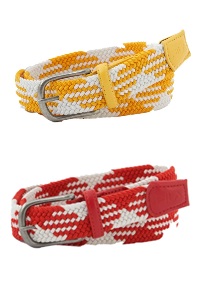 【FILA】フィラ　メッシュ ベルト ゴム編み 　全2色アソート　12個入り 753953