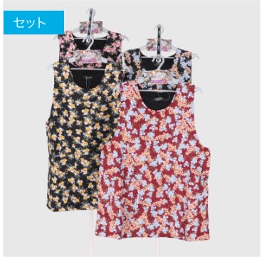 合繊プリント裏フリースタバード　18枚入  465977