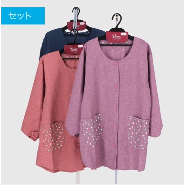 エステル杢スモック　12枚入  467705