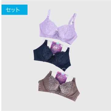 婦人　すっきり着痩せワイヤー　２サイズセット