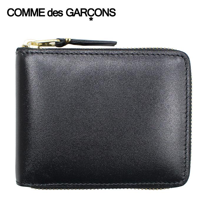 【COMME DES GARCONS】コムデギャルソン　 CLASSIC WALLET クラシック ウォレット　折りたたみ財布　ブラック　1個から購入可能！ SA7100