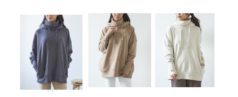 【OP】オーシャンパシフィック　レディース ネックウォーマー付スウェットパーカー　全3色アソート　12枚入 551017