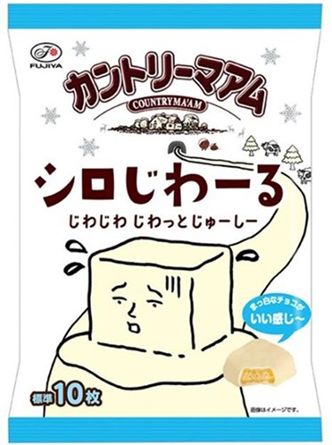 不二屋　カントリーマアムシロじわーるミドルパック　216個入 4902555278407