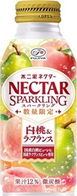 伊藤園　不二屋ネクター　スパークリング白桃＆ラフランス　ボトル缶　480本入 4902555217710