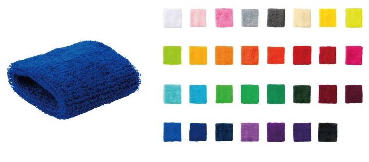 LIFEMAX ライフマックス 　リストバンド　無地　全27色アソート　5788個入 MA9700