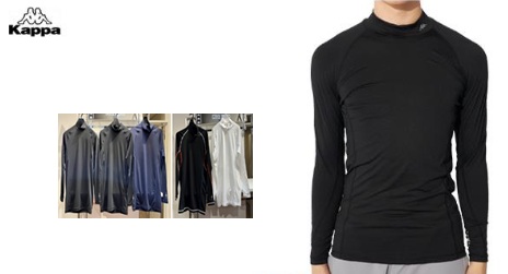 【Kappa】リーボック　カッパ　メンズ　DRY長袖ハイネックインナー　全4色アソート　20枚入り 214245