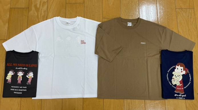 〚ペコちゃん〛天竺7分袖ワイドTシャツ　16枚入り  1003924101