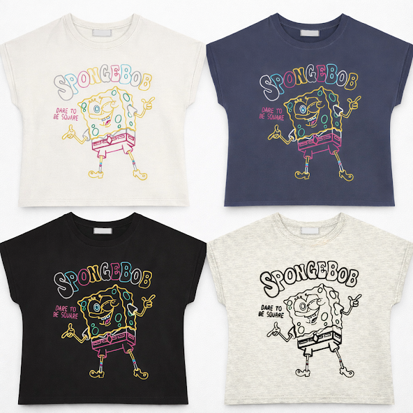 スポンジボブ　ドルマンTシャツ　16枚入り  1003843421