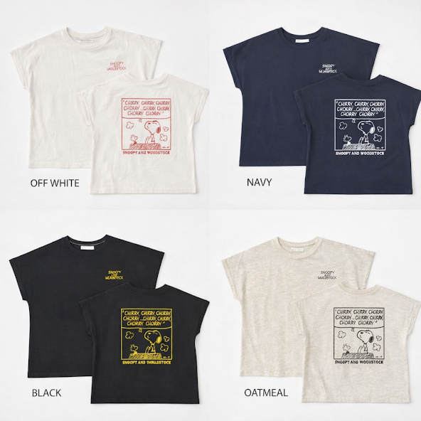 スヌーピー　ドルマンTシャツ2柄　16枚入り  1003843401