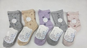 婦人　足底メッシュ花柄口テーパードクルー　　50個入 1003815901