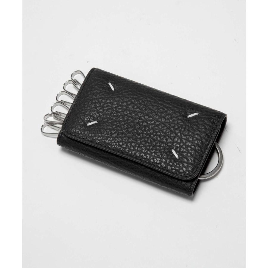 【MAISON MARGIELA】メゾンマルジェラ　KEY CHAIN 6 RINGS　４ステッチ キケース　6連　1個から購入可能！ SA3UA0001 P4455