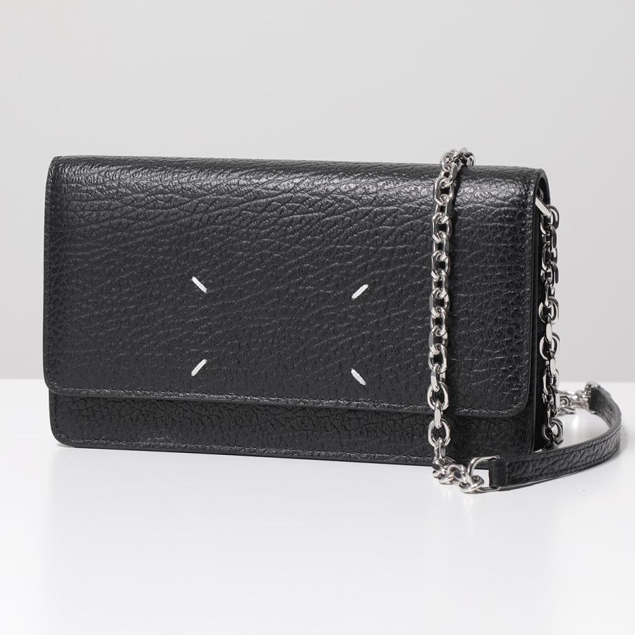 【MAISON MARGIELA】メゾンマルジェラ　WALLET ON CHAIN MEDIUM　４ステッチ チェーン ウォレット　1個から購入可能！ SA3UI0008 P4455