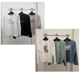 長袖プリントTシャツ　5柄セットC　30枚入り  1003710711