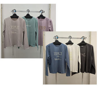 長袖プリントTシャツ　5柄セットD　30枚入り  1003710721