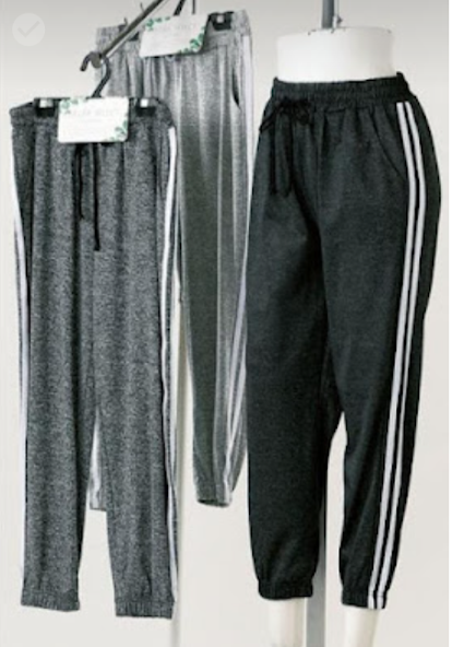 婦人　メランジパンツ2本ライン　20枚入り 1002961851