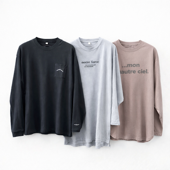 〚BRI〛長袖Happy　Tシャツ　12枚  1003832111