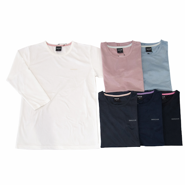 〚DISCUS〛エンボス7分丈袖Tシャツ　16枚入り 1003832181