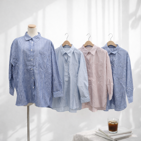 STドロップショルダーシャツ　8枚入り 1003903281