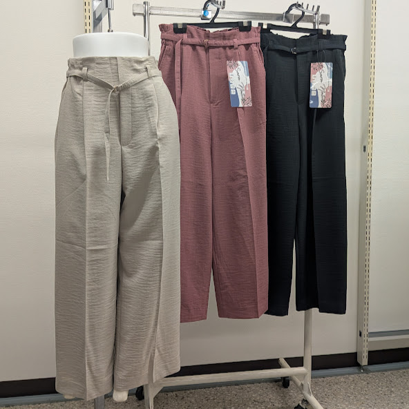 ベルト付きプレスワイドパンツ　16枚入り  1003643661