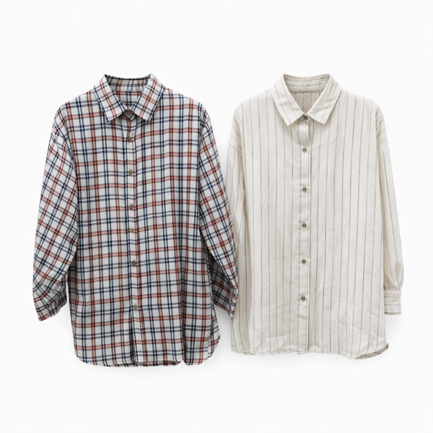 総柄ワイドシャツ　2型　16枚入り  1003933921・1003933931