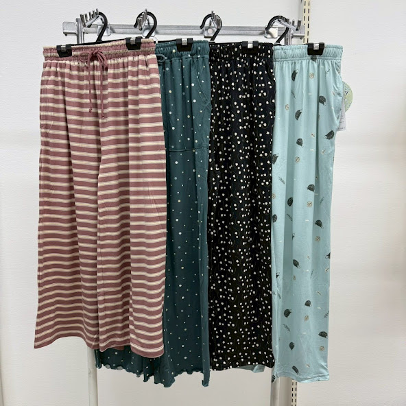 9分丈ふわりら無地裾メローパンツ　18枚入り 10038885571