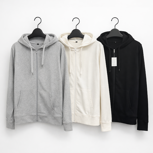 ミニ裏毛フルZIPパーカー　12枚入り  1003795571