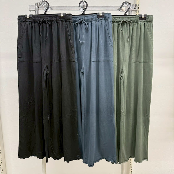 9分丈ひんやりふわりら柄ワイドパンツ　24枚入り 1003885581