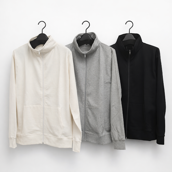 ミニ裏毛スタンドジャケット　12枚入り  1003795591