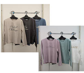 長袖プリントTシャツ5柄セットA　30枚入り  1003710691