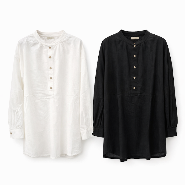 キャンブリック前後差チュニック　16枚入り  1003920841・1003920851