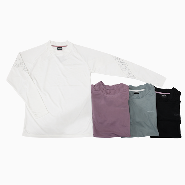 〚DISCUS〛ソフトメッシュモックネックTシャツ　12枚入り 1003629401