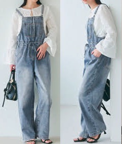 デニムサロペット　12枚入り  1003694471