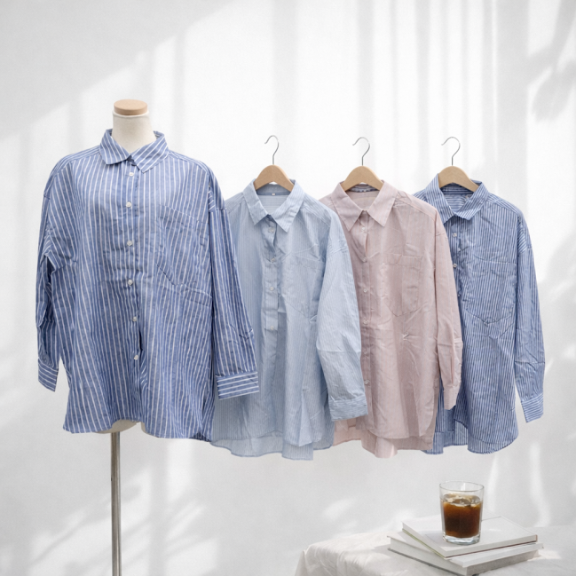 STドロップショルダーシャツ　8枚入り 1003903281