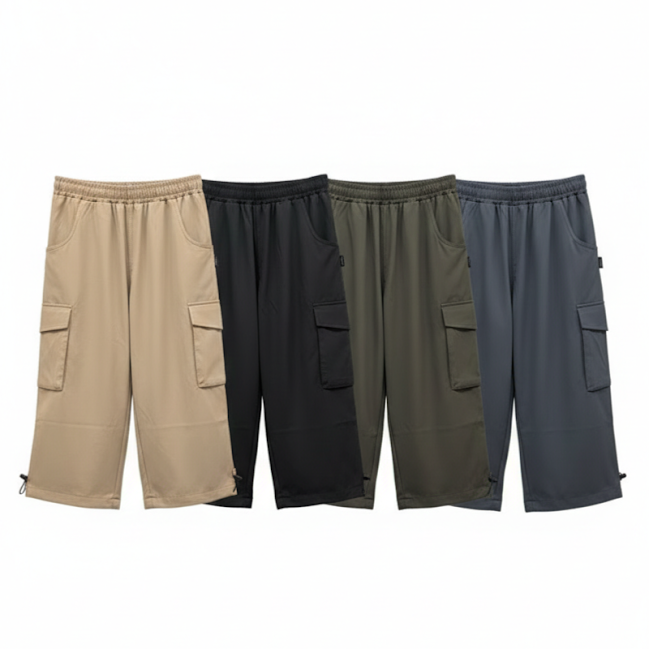 SDストレッチタフタ　裾絞り7分パンツ　（カーゴ）　16枚入り 1003694911