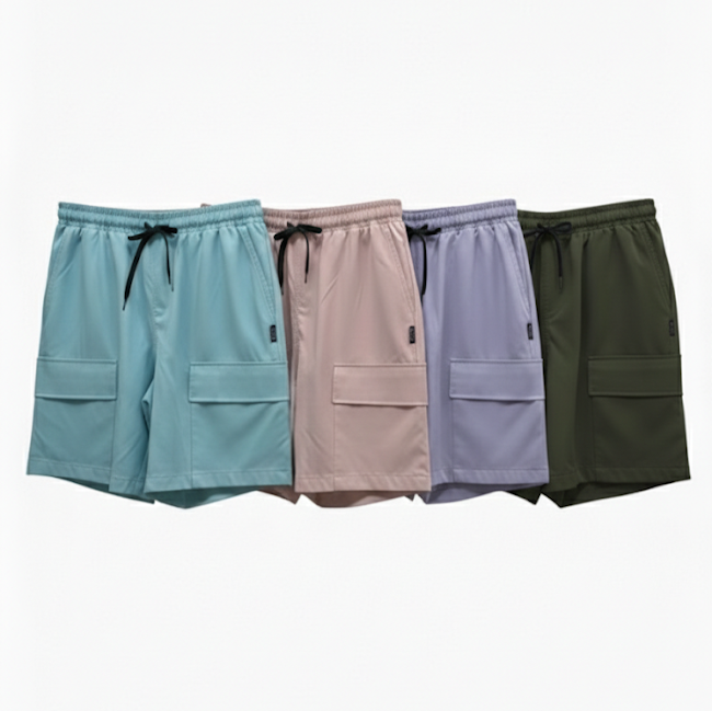 SD　ストレッチタフタショートパンツ（カーゴ）　18枚入り 1003694951