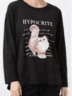 〚VM〛天竺ワイドリブ長袖Tシャツ　24枚入り 1003336131