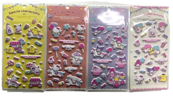サンリオ　ステッカー　全8種アソート　720個入 6978077550152