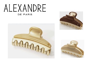 【ALEXANDRE DE PARIS】アレクサンドルドゥパリ　　レディース　ヘアーアクセサリー 　全2色　1個から購入可能！！ ICCM-15571-02