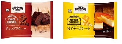 不二家　 カントリーマアムマイスターズ　ＮＹチーズケーキ/チョコブラウニー　180個入 4902555274591・4902555274607
