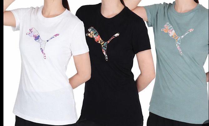 〚PUMA〛婦人　ロゴTシャツ　12枚入り  1003629631