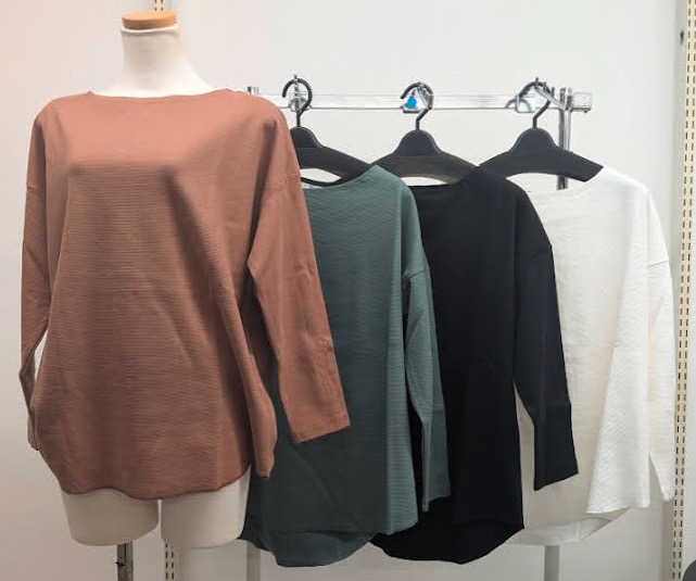 コットン100　JQリブ使い裾ラウンドTシャツ　14枚入り 1003868591