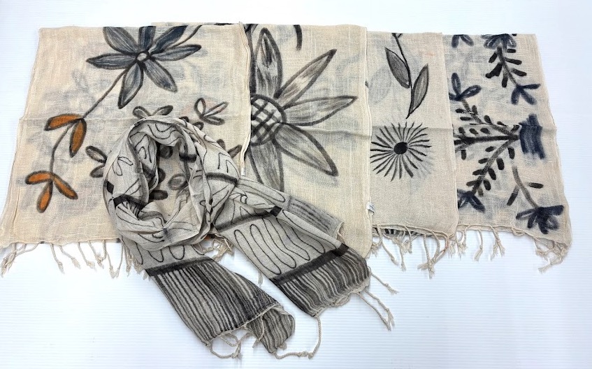 特価　インド綿100％手書き風ストール込　30枚入り 1003924981